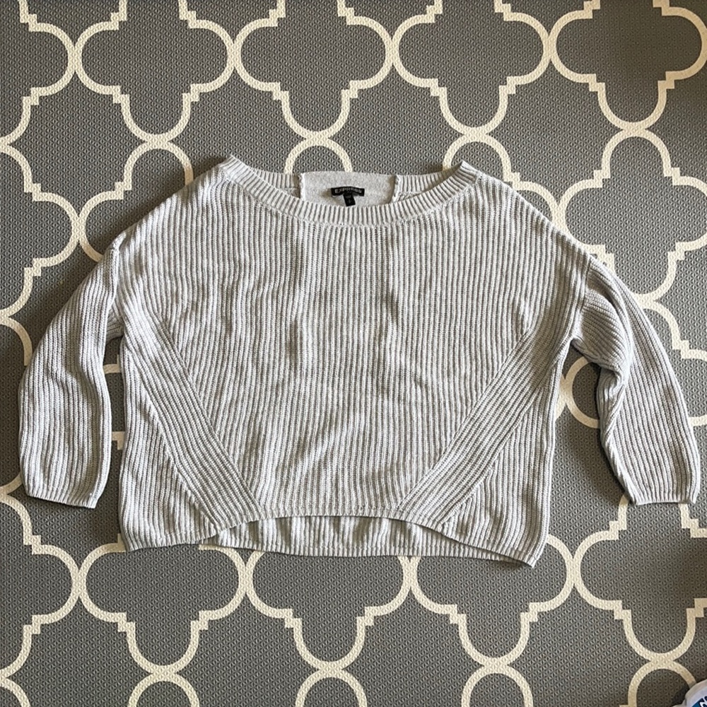 Express cropped sweater